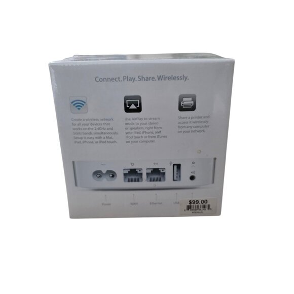 Apple AirPort Express Wireless Base Station MC414LL/A A1392 New/Sealed - Picture 2 of 2
